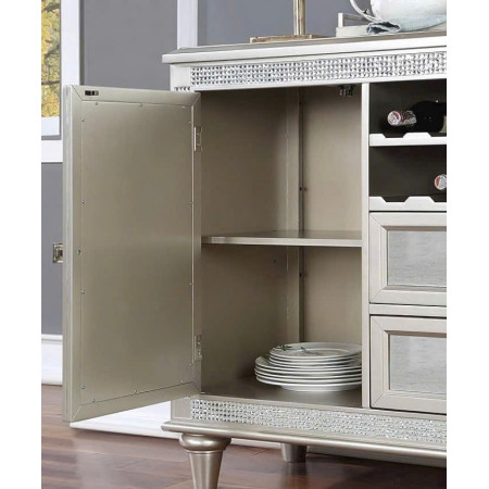 BM312196 : Tủ Buffet , Tủ Rượu ,Tủ Bếp Chén Dĩa - 137cm